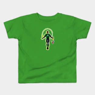 Green Angler caught Sinestrout Kids T-Shirt